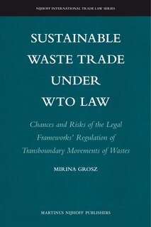 Couverture_Sustainable Waste Trade under WTO Law
