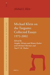 Couverture_Michael Klein on the Targums