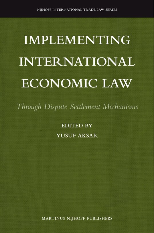 Couverture_Implementing International Economic Law