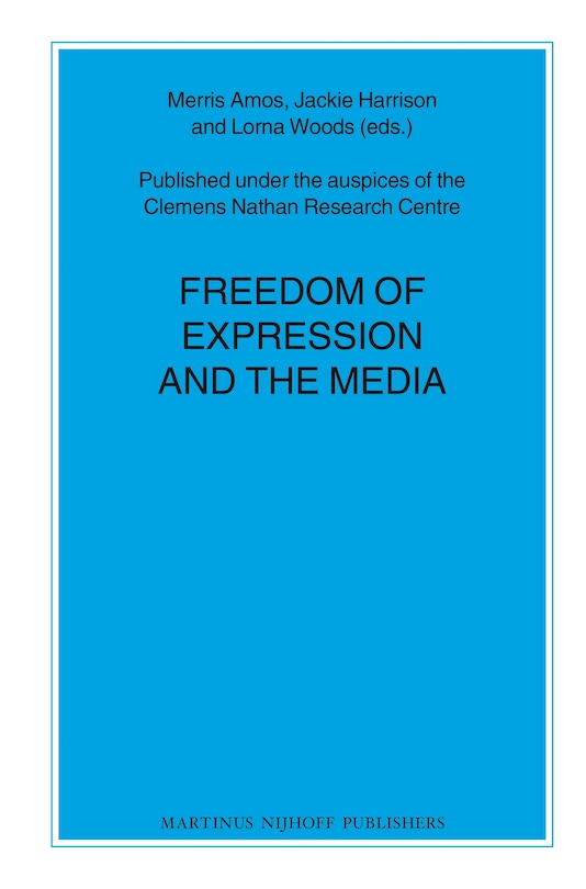 Couverture_Freedom of Expression and the Media