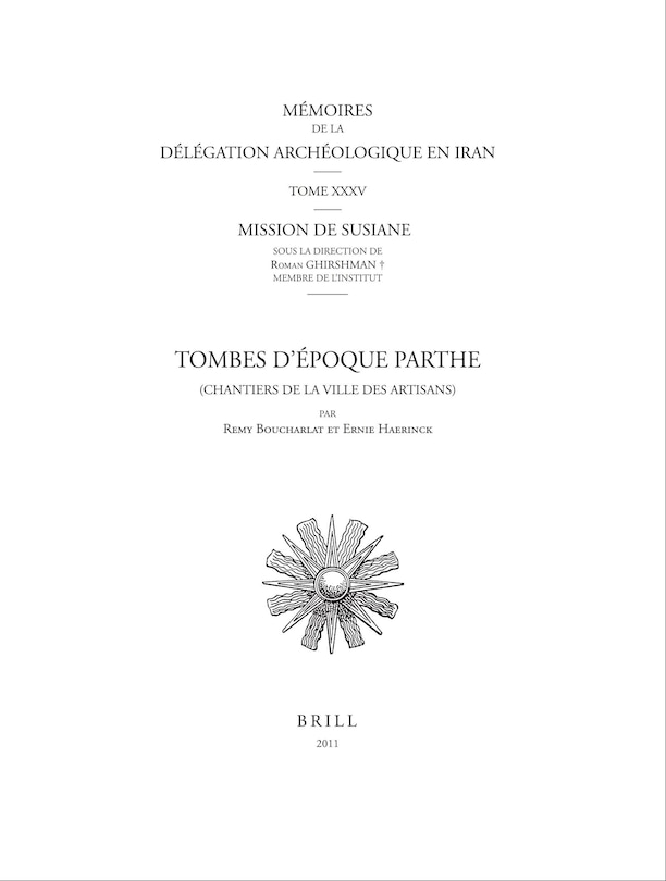 Couverture_Tombes D&rsquo;&Eacute;poque Parthe