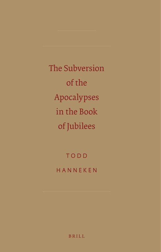 Couverture_The Subversion of the Apocalypses in the Book of Jubilees