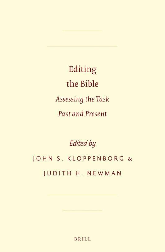 Couverture_Editing the Bible