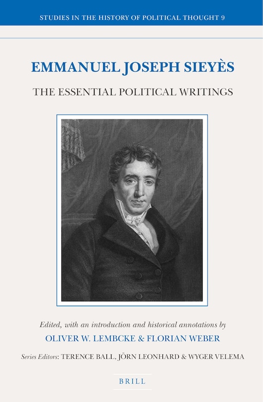 Couverture_Emmanuel Joseph Siey&egrave;s: The Essential Political Writings