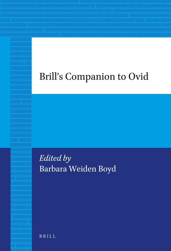 Front cover_Brill's Companion to Ovid