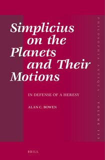 Front cover_Simplicius on the Planets and Their Motions