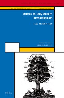 Front cover_Studies on Early Modern Aristotelianism