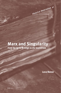 Couverture_Marx and Singularity