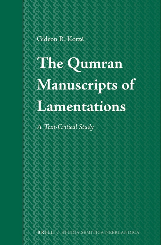 Couverture_The Qumran Manuscripts of Lamentations