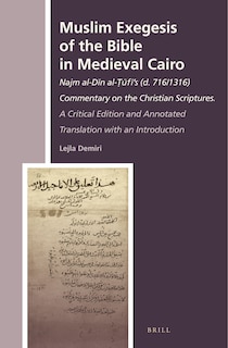 Front cover_Muslim Exegesis of the Bible in Medieval Cairo