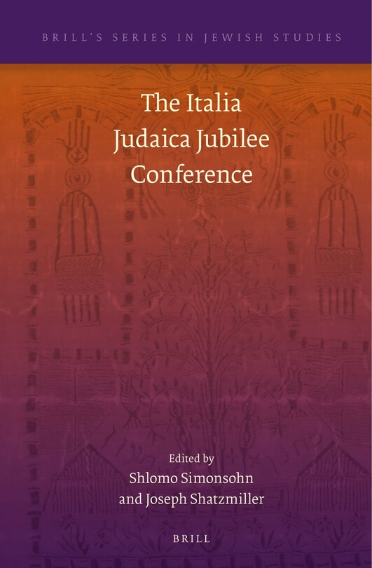 Front cover_The Italia Judaica Jubilee Conference