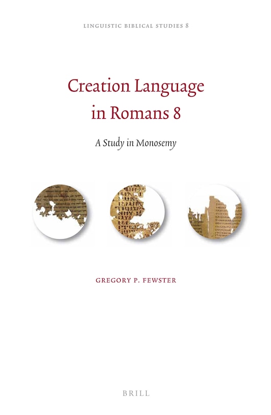Couverture_Creation Language in Romans 8