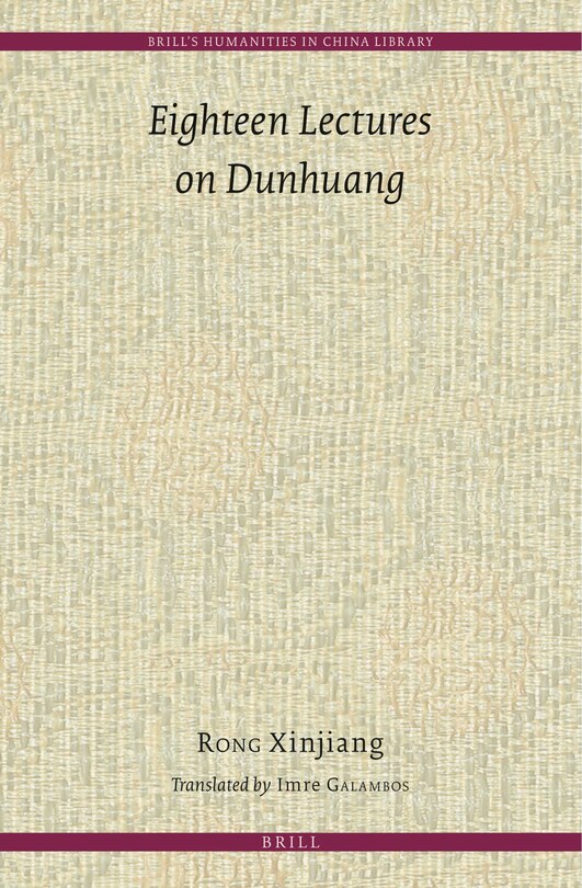 Couverture_Eighteen Lectures on Dunhuang