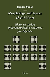 Couverture_Morphology and Syntax of Old Hindī