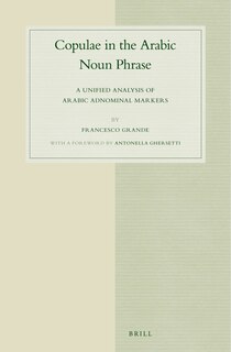 Front cover_Copulae in the Arabic Noun Phrase