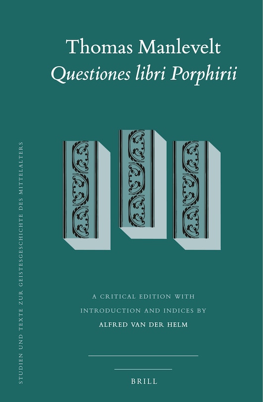 Front cover_Thomas Manlevelt - Questiones libri Porphirii