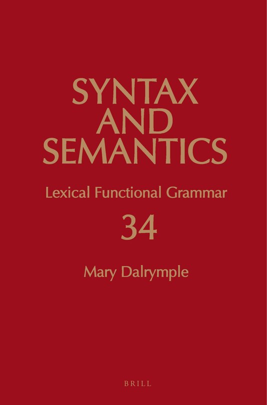 Front cover_Lexical Functional Grammar
