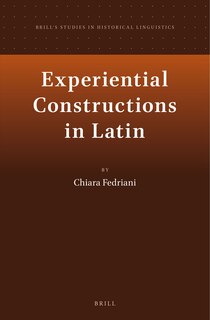 Front cover_Experiential Constructions in Latin