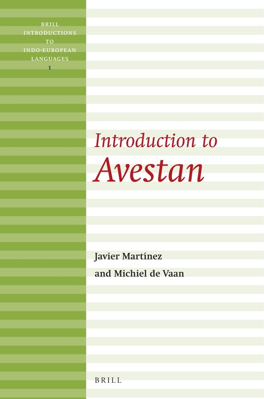 Front cover_Introduction to Avestan