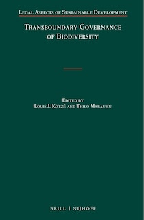 Couverture_Transboundary Governance of Biodiversity