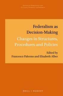 Couverture_Federalism as Decision-Making