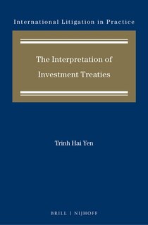 Front cover_The Interpretation of Investment Treaties
