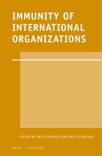 Couverture_Immunity of International Organizations