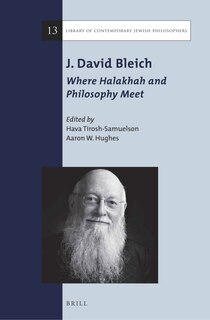 Front cover_J. David Bleich: Where Halakhah and Philosophy Meet