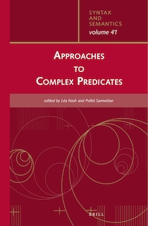 Front cover_Approaches to Complex Predicates