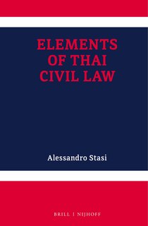 Couverture_Elements of Thai Civil Law