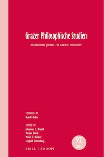 Couverture_Grazer Philosophische Studien, Vol 92 &ndash; 2015