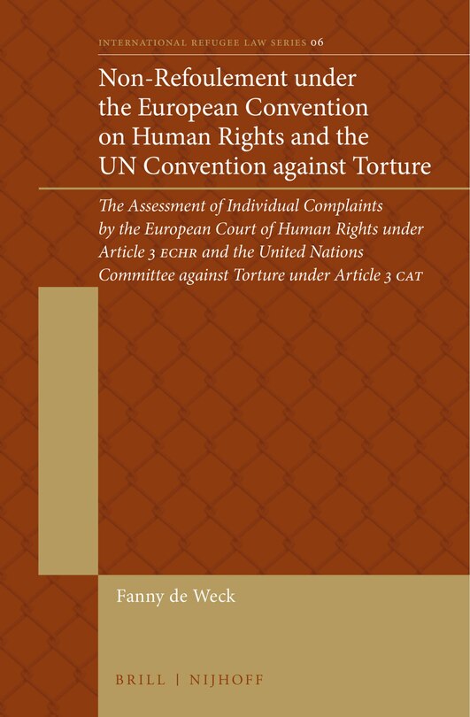 Front cover_Non-Refoulement under the European Convention on Human Rights and the UN Convention against Torture
