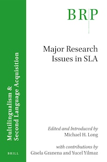 Front cover_Major research issues in SLA