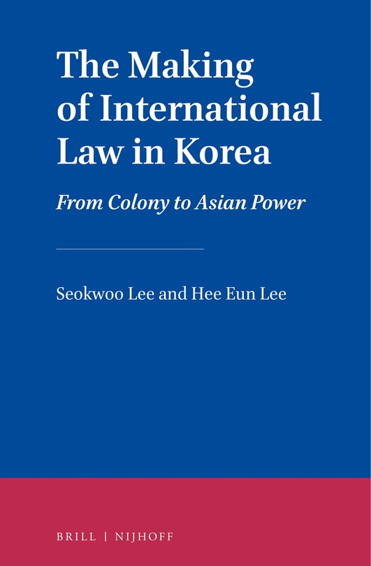 Front cover_The Making of International Law in Korea