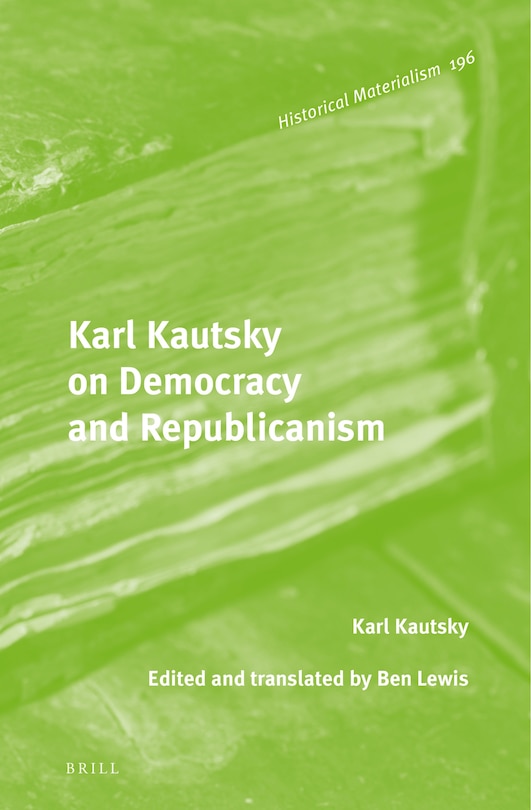 Couverture_Karl Kautsky on Democracy and Republicanism