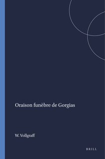 Couverture_Oraison fun&egrave;bre de Gorgias