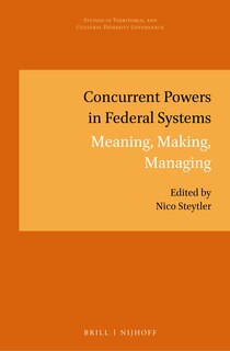 Front cover_Concurrent Powers in Federal Systems