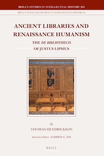 Couverture_Ancient Libraries and Renaissance Humanism
