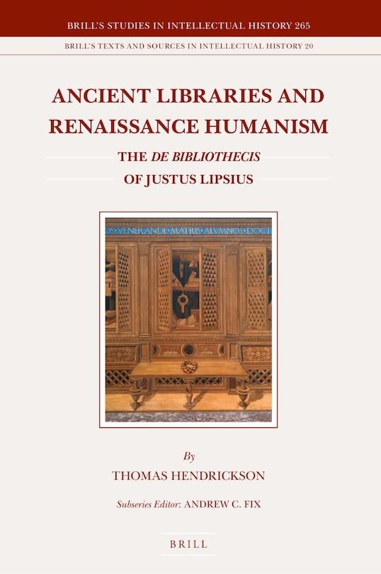 Couverture_Ancient Libraries and Renaissance Humanism
