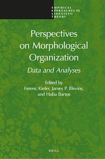 Front cover_Perspectives on Morphological Organization