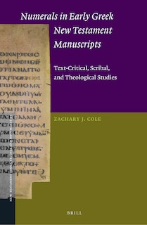 Couverture_Numerals in Early Greek New Testament Manuscripts