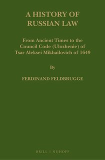Couverture_A History of Russian Law