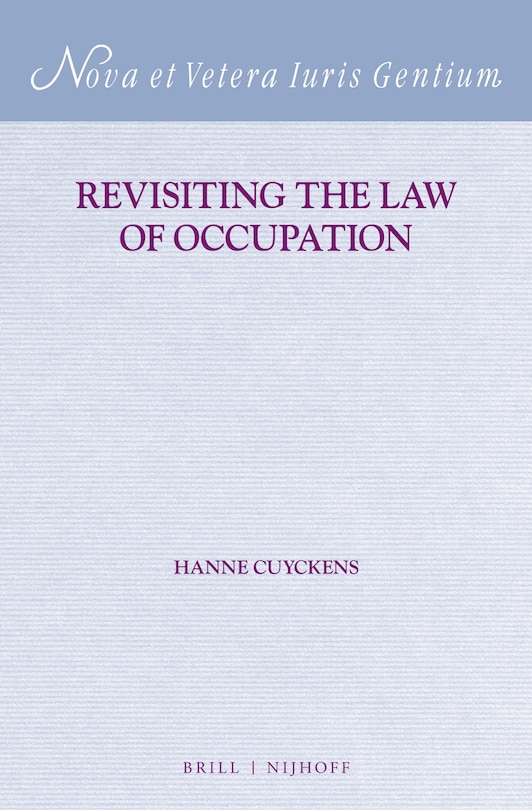 Front cover_Revisiting the Law of Occupation