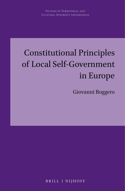 Front cover_Constitutional Principles of Local Self-Government in Europe