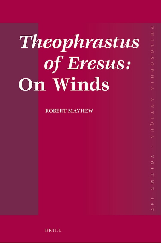 Front cover_Theophrastus of Eresus: On Winds