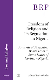 Front cover_Freedom of Religion and Its Regulation in Nigeria