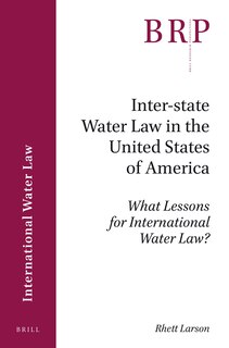 Front cover_Inter-state Water Law in the United States of America