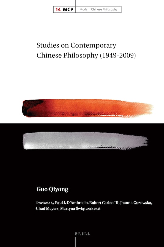 Couverture_Studies on Contemporary Chinese Philosophy (1949&ndash;2009)
