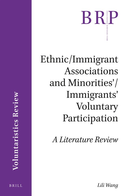 Couverture_Ethnic/Immigrant Associations and Minorities'/Immigrants' Voluntary Participation