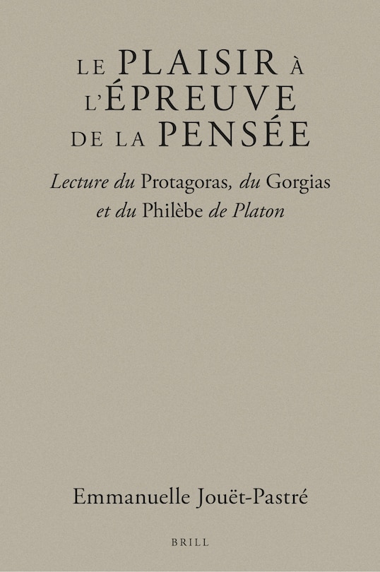 Couverture_Le plaisir &agrave; l&rsquo;&eacute;preuve de la pens&eacute;e